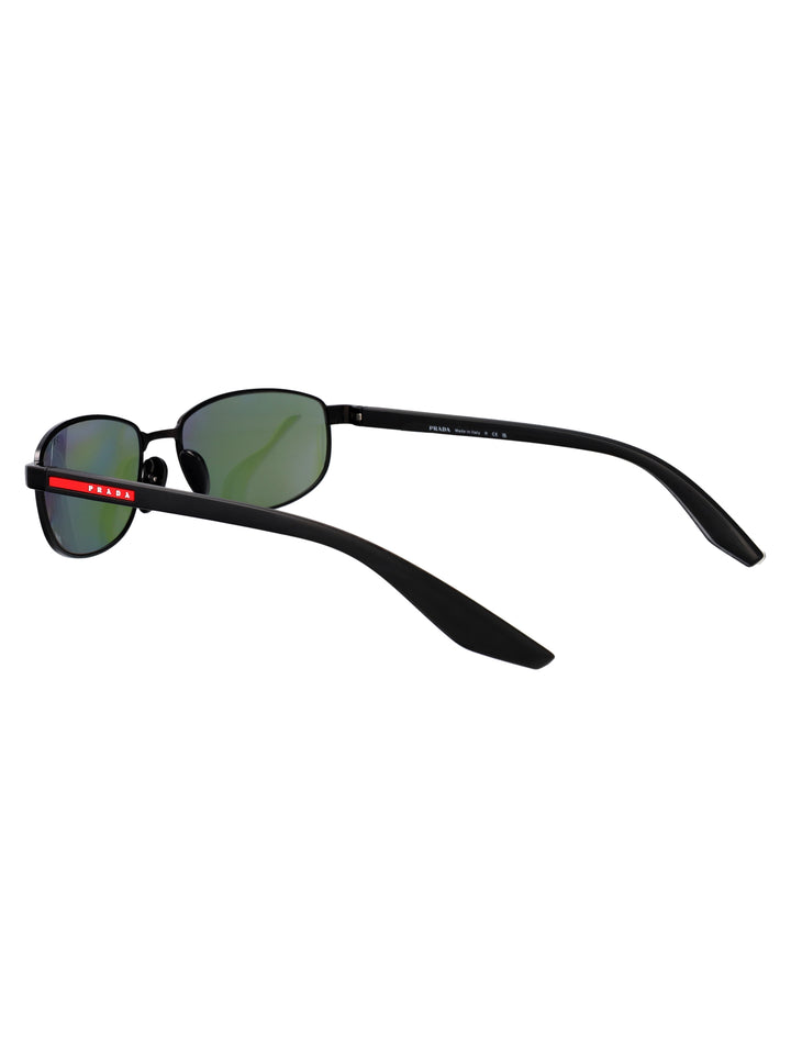 Prada Linea Rossa SUNGLASSES - Black | 7e662ba757fbe38e958c6c664703439565c2a15f