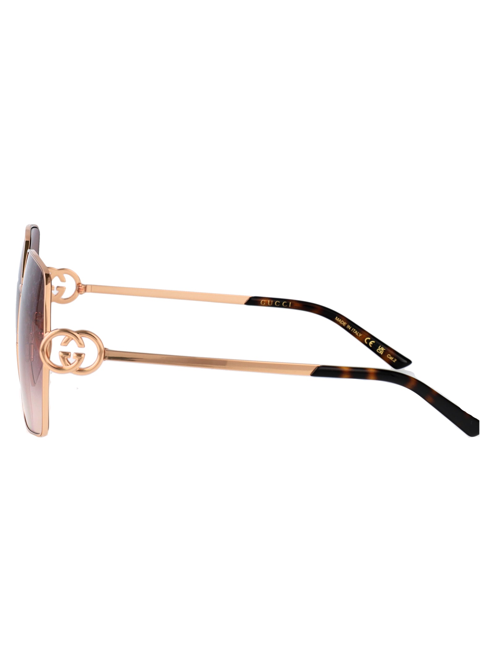 Gucci SUNGLASSES - Gold | ec755c96855e76e142559c9098152a38623b761d