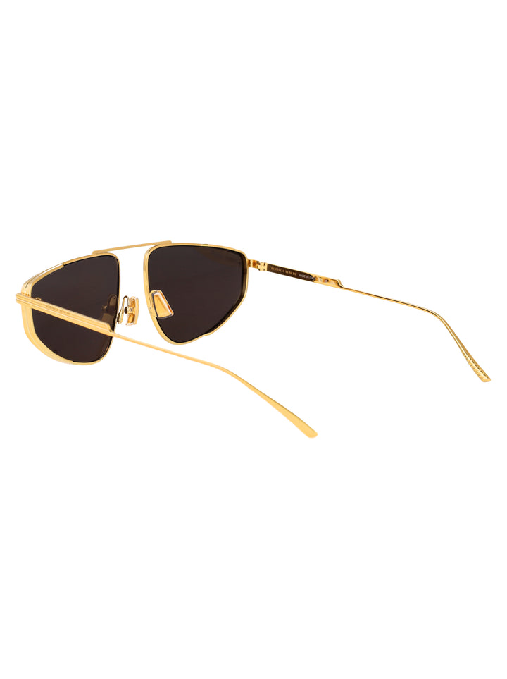 Bottega Veneta SUNGLASSES - Gold | f7c32bdd2c1cc18806c40eb875cdbbfa28420b1b