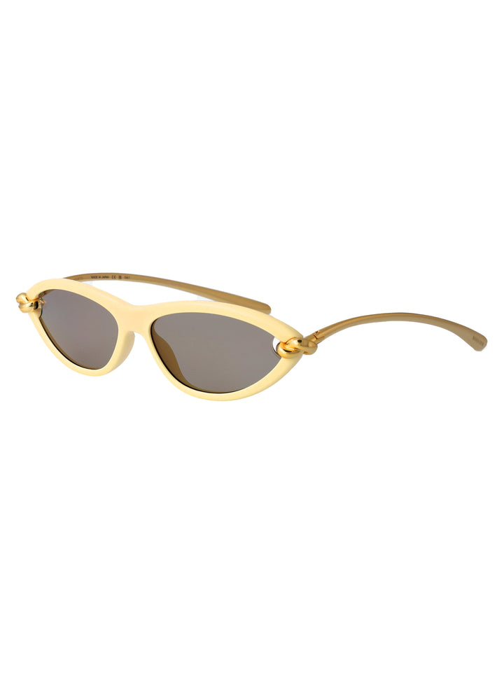 Bottega Veneta SUNGLASSES - Gold | be7073af2a34d1cef593ba24ba74f8ae980aab63