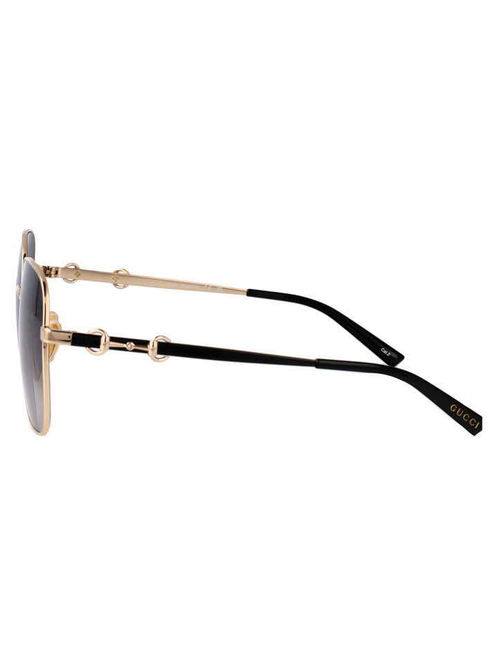 Gucci SUNGLASSES - Gold | 8c1e47e32ae396470e43ca7562b90a0ee762da1a