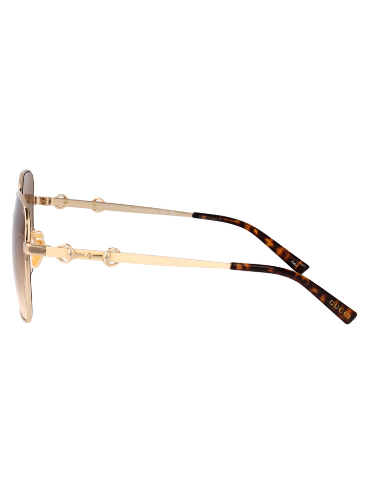 Gucci SUNGLASSES - Gold | 81920851ceb220f343f7f6b7220f6740d2919779