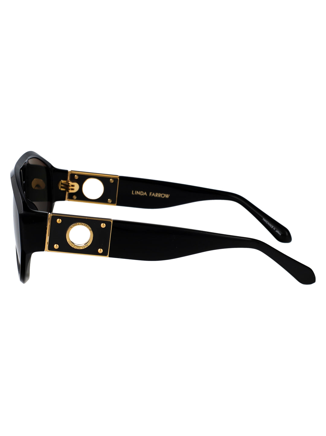 Linda Farrow SUNGLASSES - Black | 0942a365d0caaa11ebc9efdef4d7bf06b5042e00
