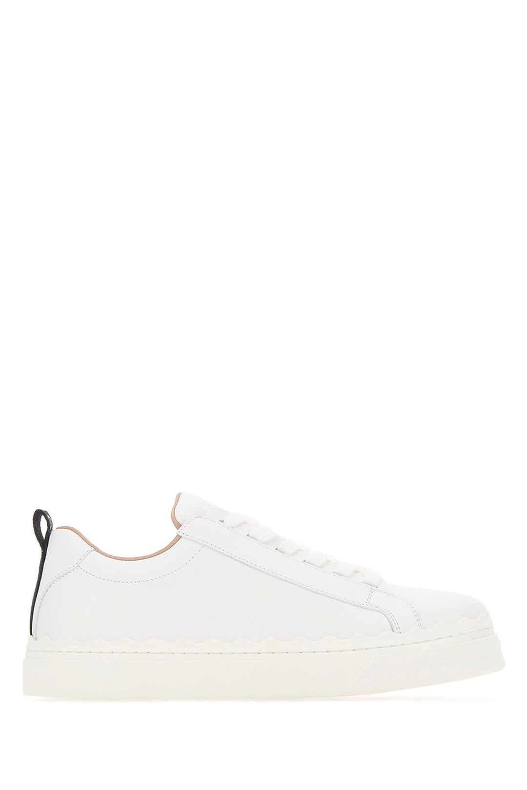 White leather Lauren sneakers