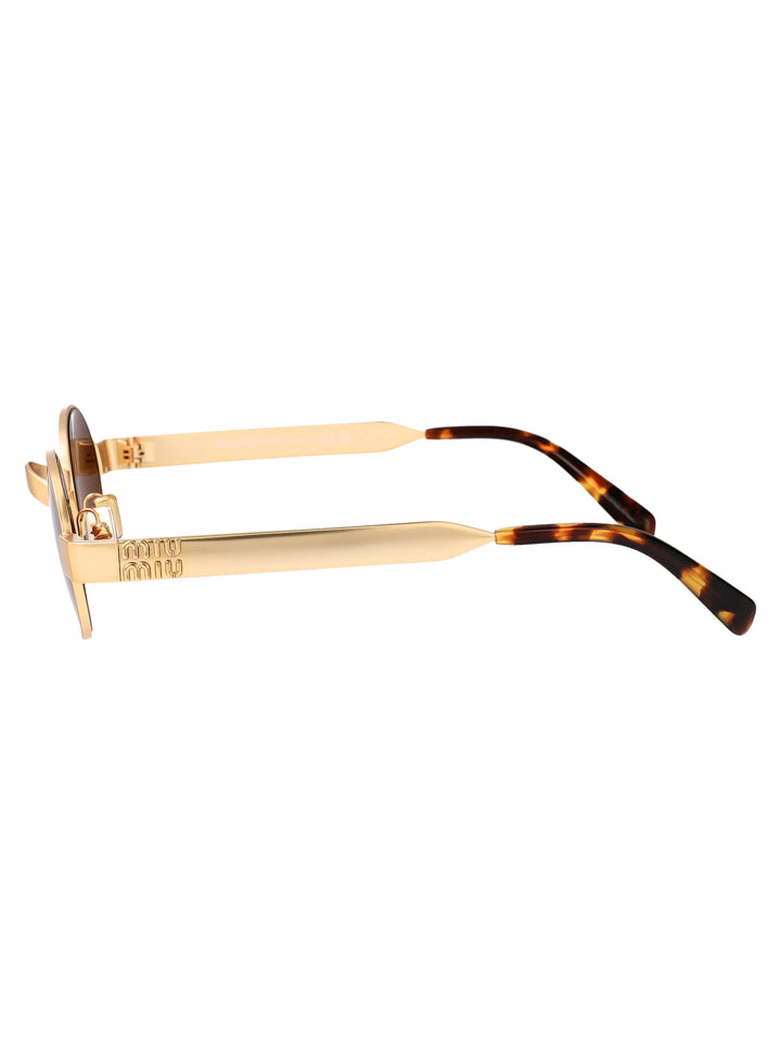 Miu Miu SUNGLASSES - Gold | d5fd9e5b8cc27b93e337f20e7f3a6550f173a6e0