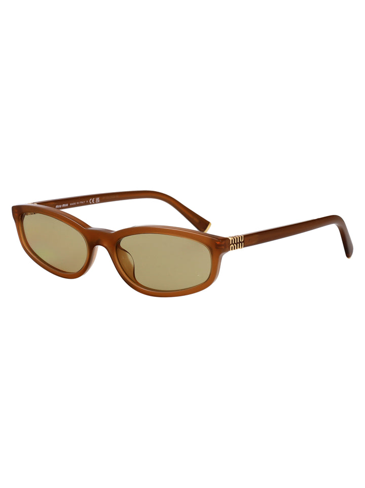 Miu Miu SUNGLASSES - Brown | 7b55197c796305044c72b98d2a61801a65bc1a0b
