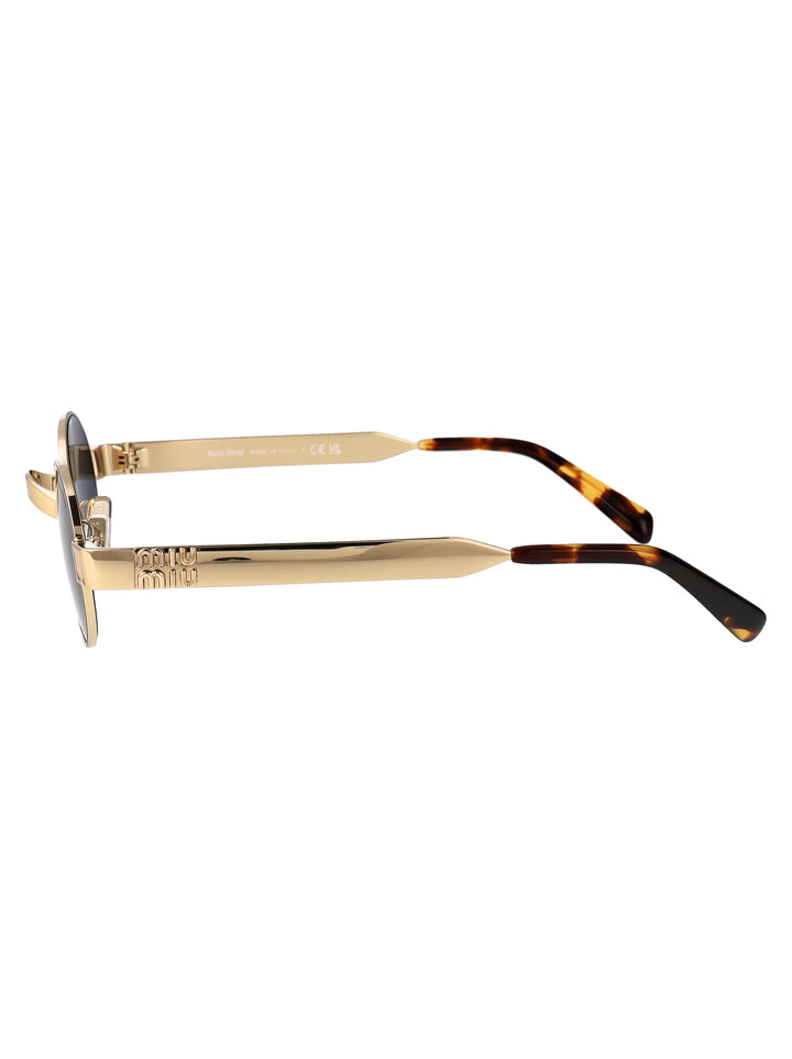 Miu Miu SUNGLASSES - Gold | b56ab0ee1d134632a7b9534aa08699e203aee0ad