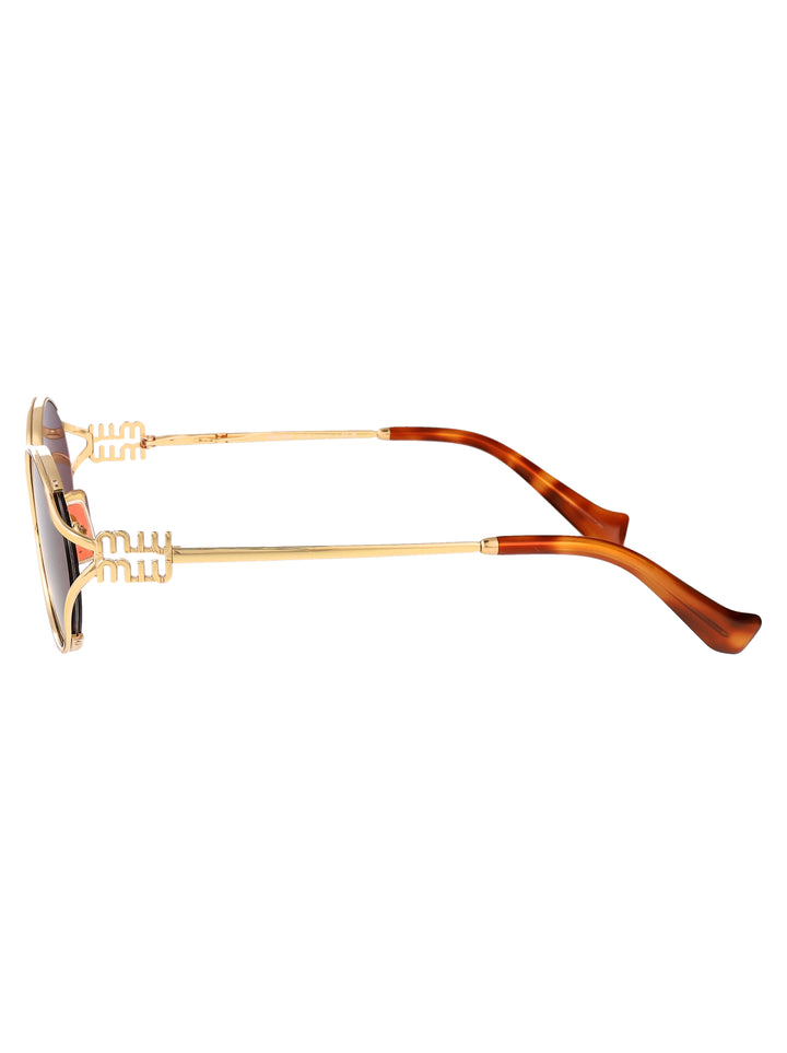 Miu Miu SUNGLASSES - Gold | 04fff439c3c6f1af790af5a54a2e75fd7448951b