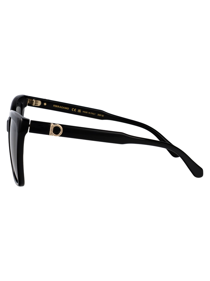 Salvatore Ferragamo SUNGLASSES - Black | cbcbc214721f09800987af9ed14fb57241d945a0