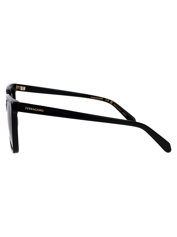 Salvatore Ferragamo SUNGLASSES - Black | 3e2a5cd56cf9dd58c301bbd9d0ea4a12b71ce0e0
