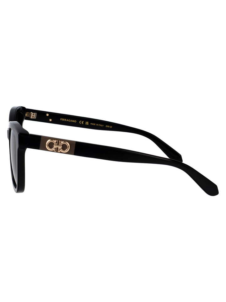 Salvatore Ferragamo SUNGLASSES - Black | fcf871edc01a92dfd8aee21aa82d3b3cbca6e797