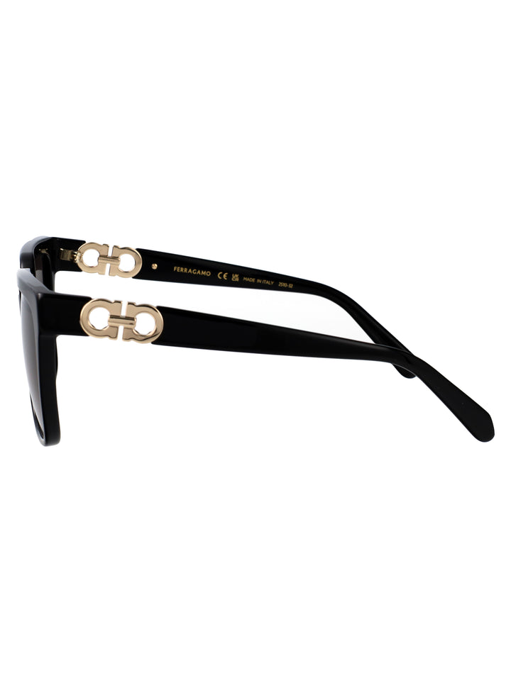 Salvatore Ferragamo SUNGLASSES - Black | 204062a8a83668e46a5e9caec9fe4a4415e68730