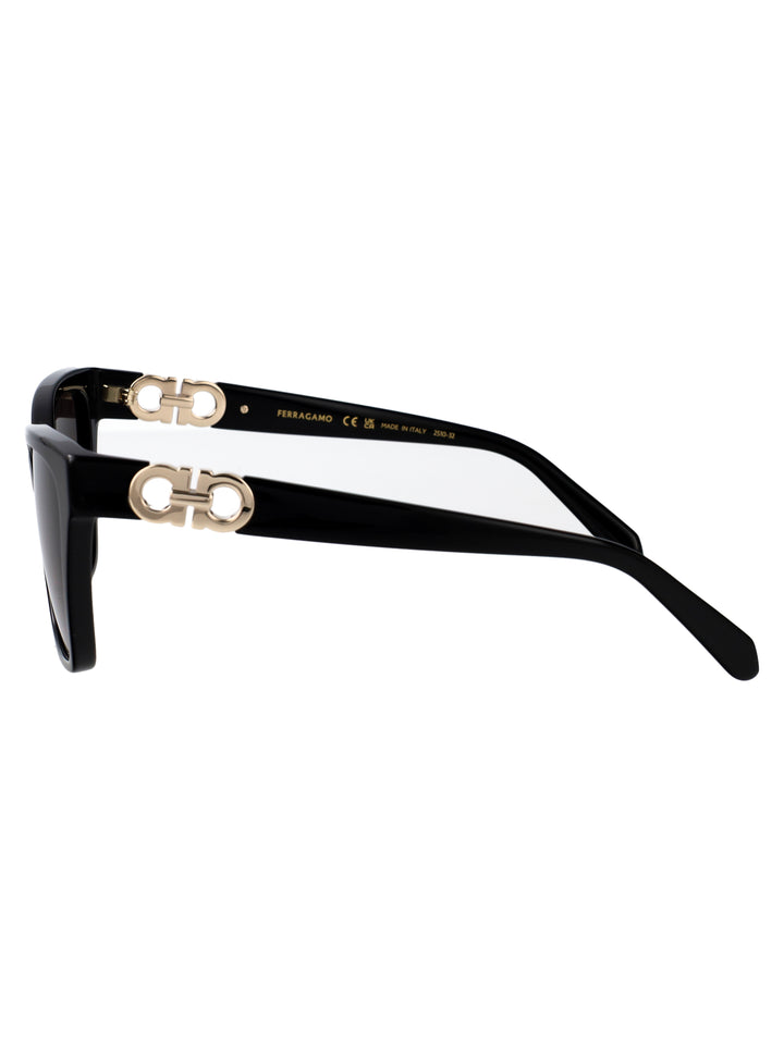 Salvatore Ferragamo SUNGLASSES - Black | 32e54a68ef1fa6f435a15278aeb9d15a88ebdbea