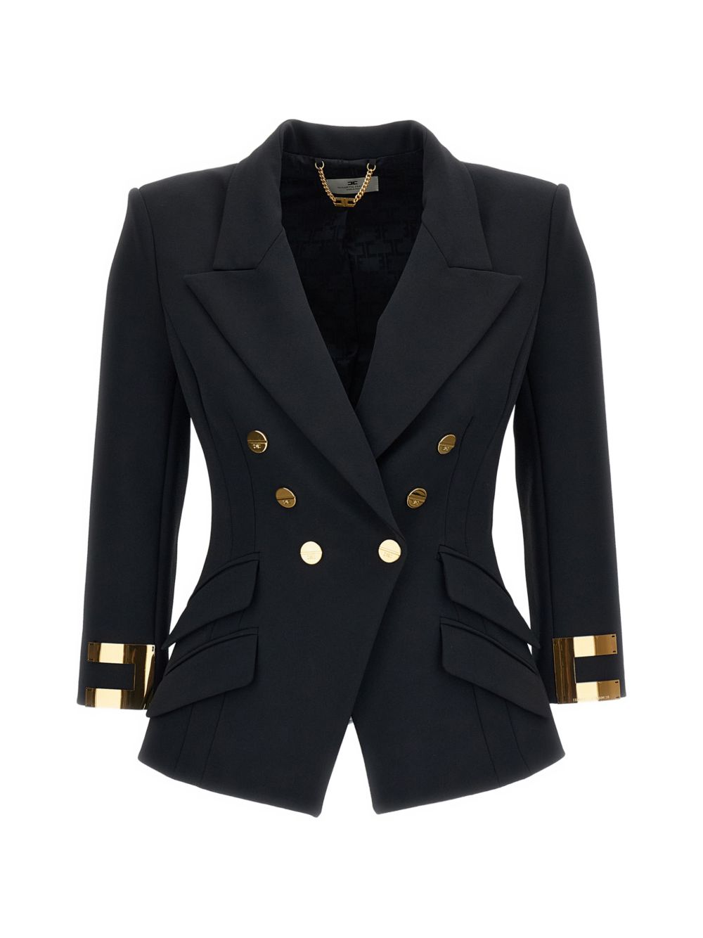Elisabetta Franchi Jackets - BLACK | 83e1b12b6f8fdda31484107e405b70653fe0e910