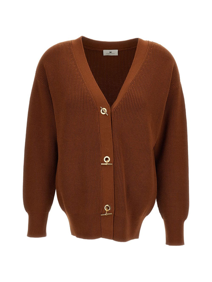 Elisabetta Franchi Sweaters - BROWN | cad81093d356e5aa8d059326e62995703b2f93c2