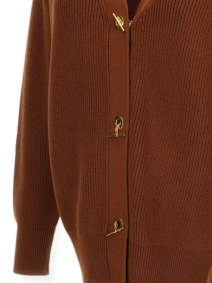 Elisabetta Franchi Sweaters - BROWN | 84921f7f2e117379636443e414d857d9289604da