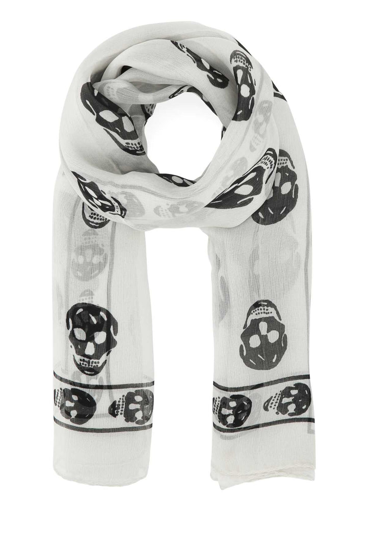 Printed silk scarf