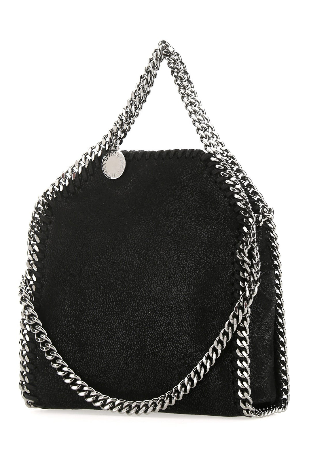 Black shaggy deer micro Falabella handbag