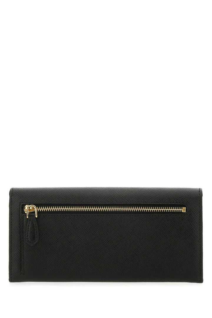 Black leather wallet