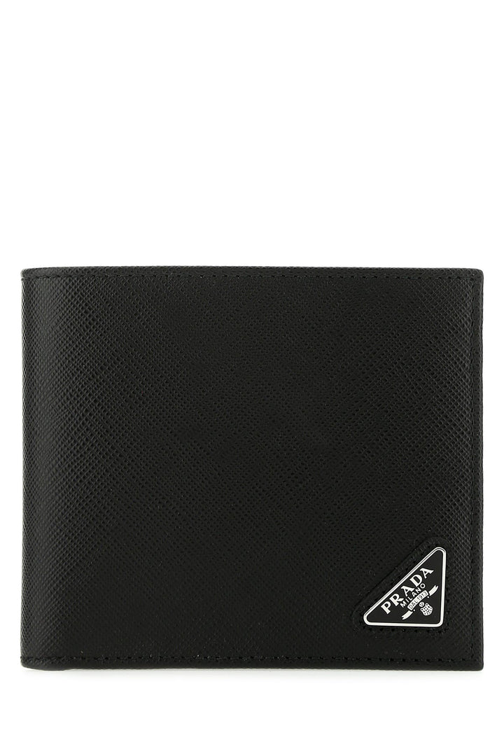 Black leather wallet