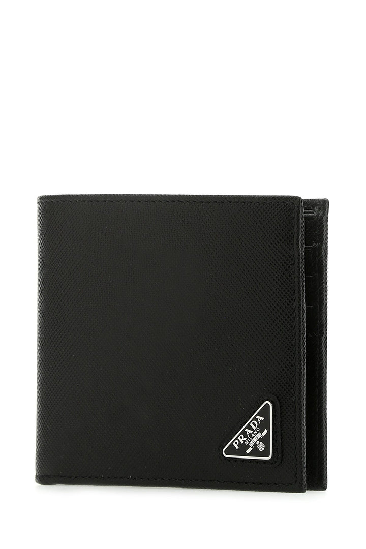 Black leather wallet