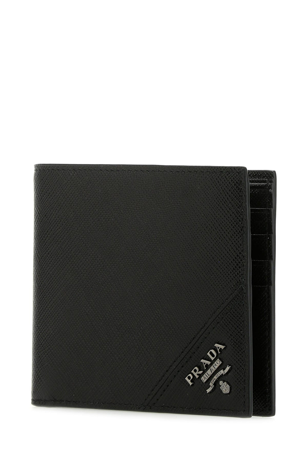 Black leather wallet