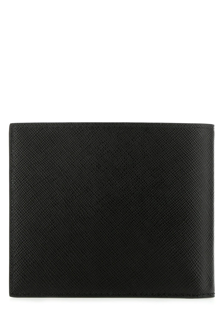 Black leather wallet