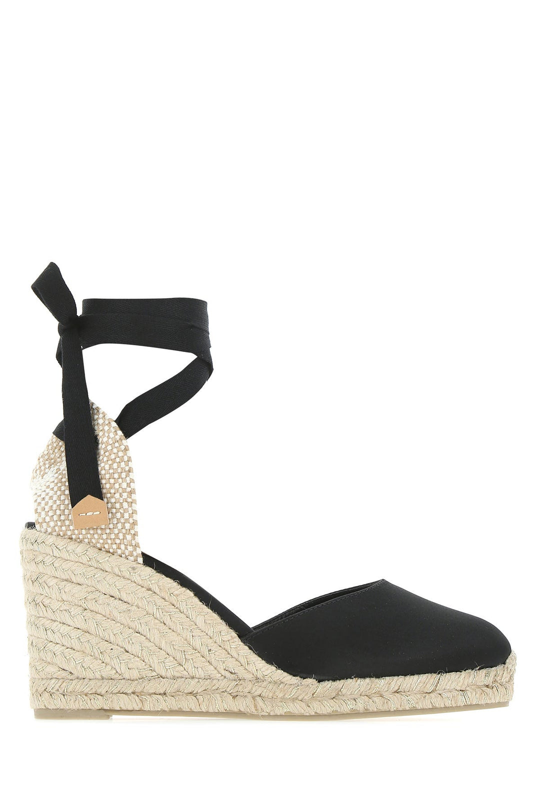 Black canvas Carina wedges