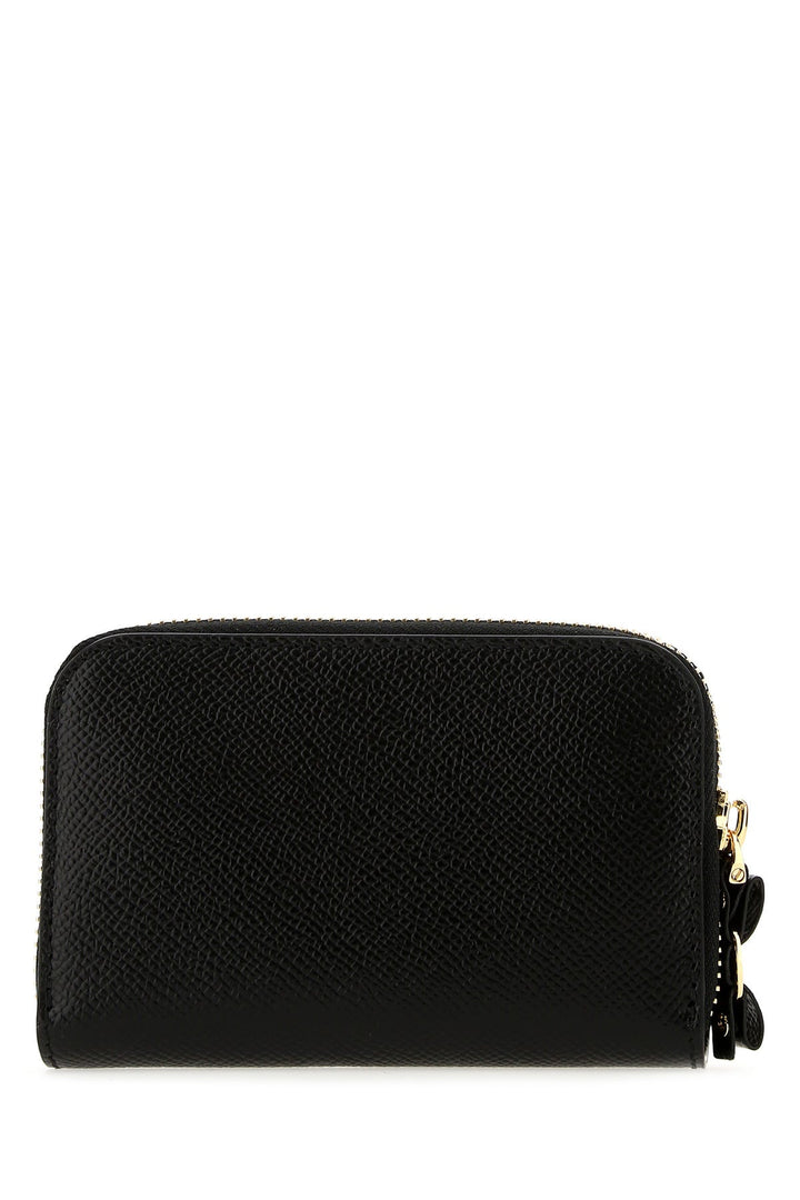 Black leather wallet