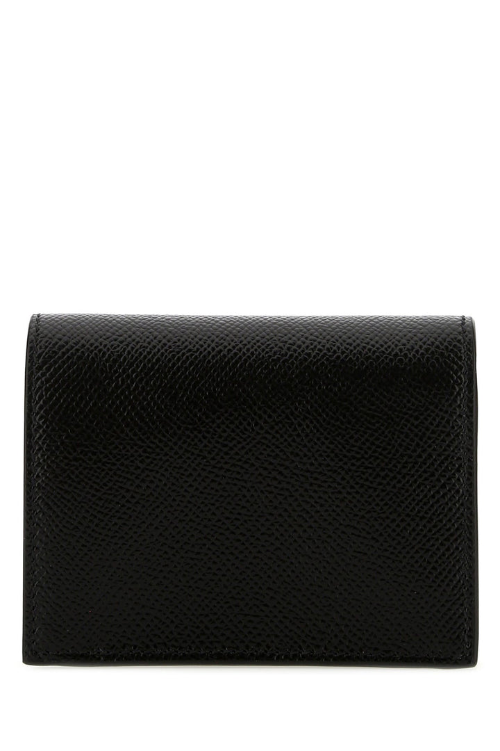 Black leather wallet