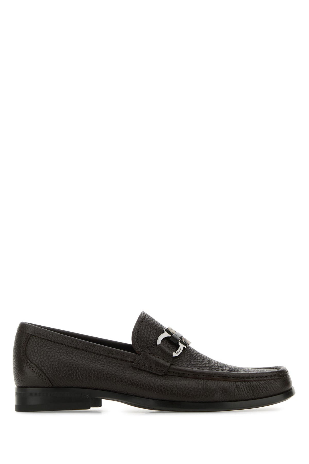 Dark brown leather Grandioso loafers