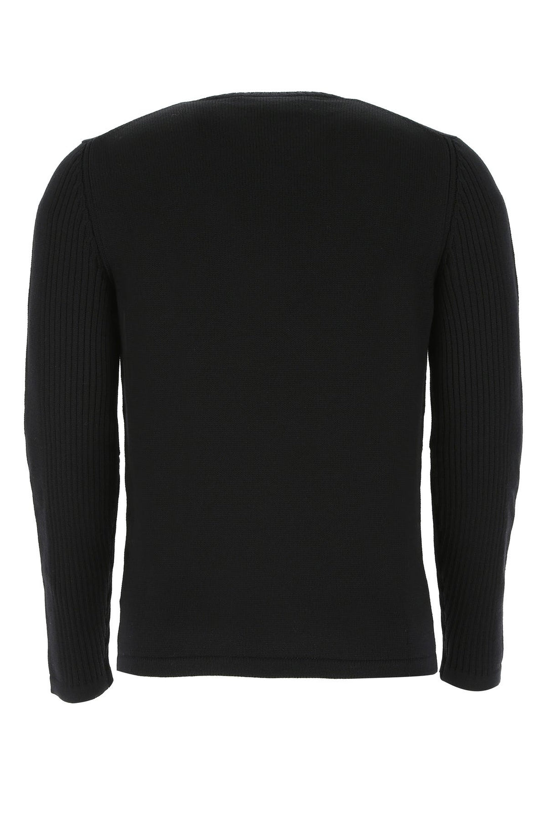 Black wool sweater