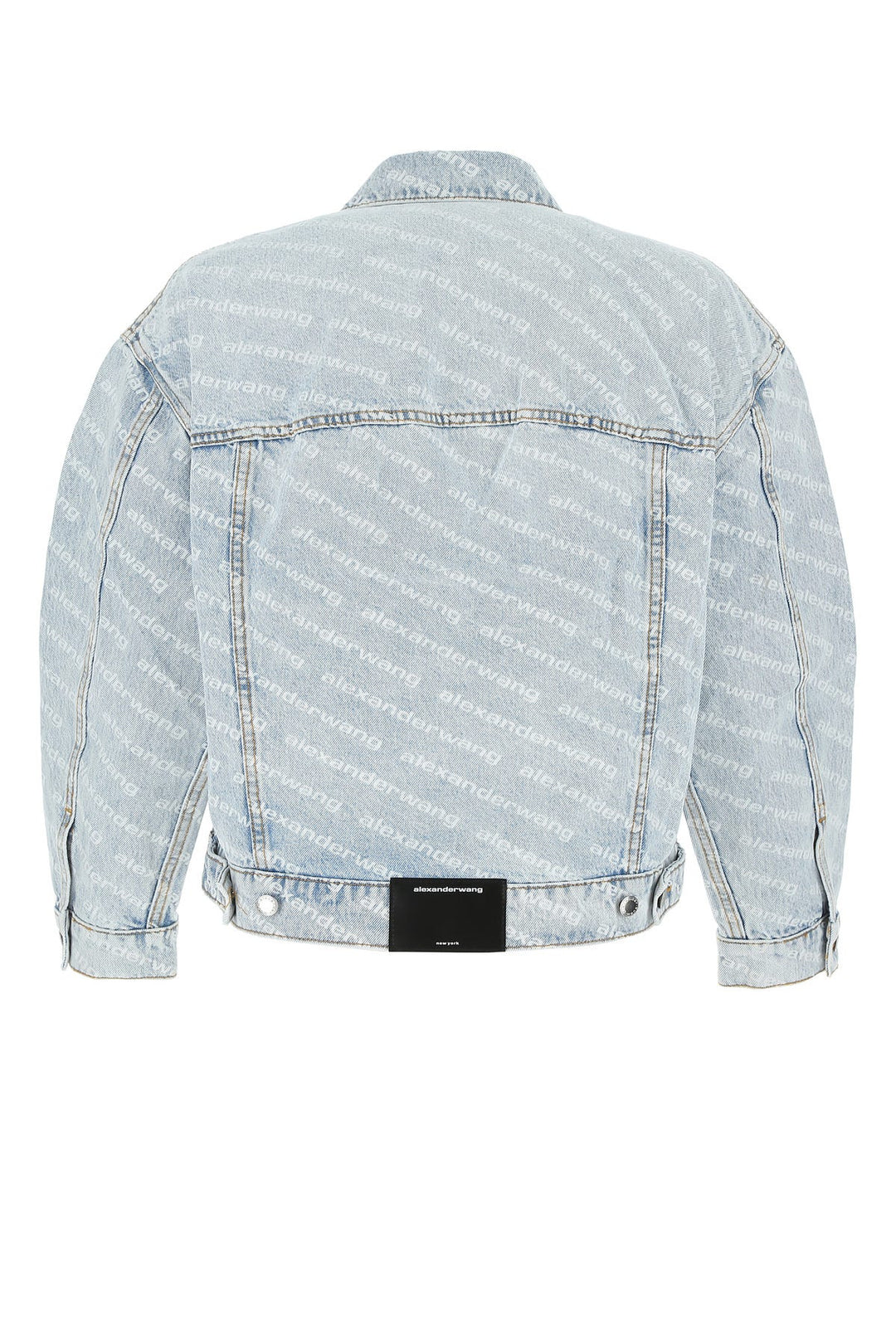 Printed denim jacket