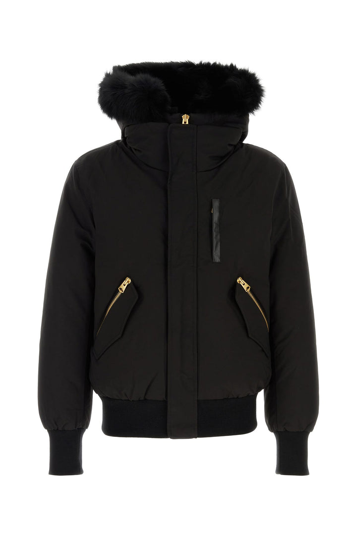 Black nylon blend Dixon-BX down jacket