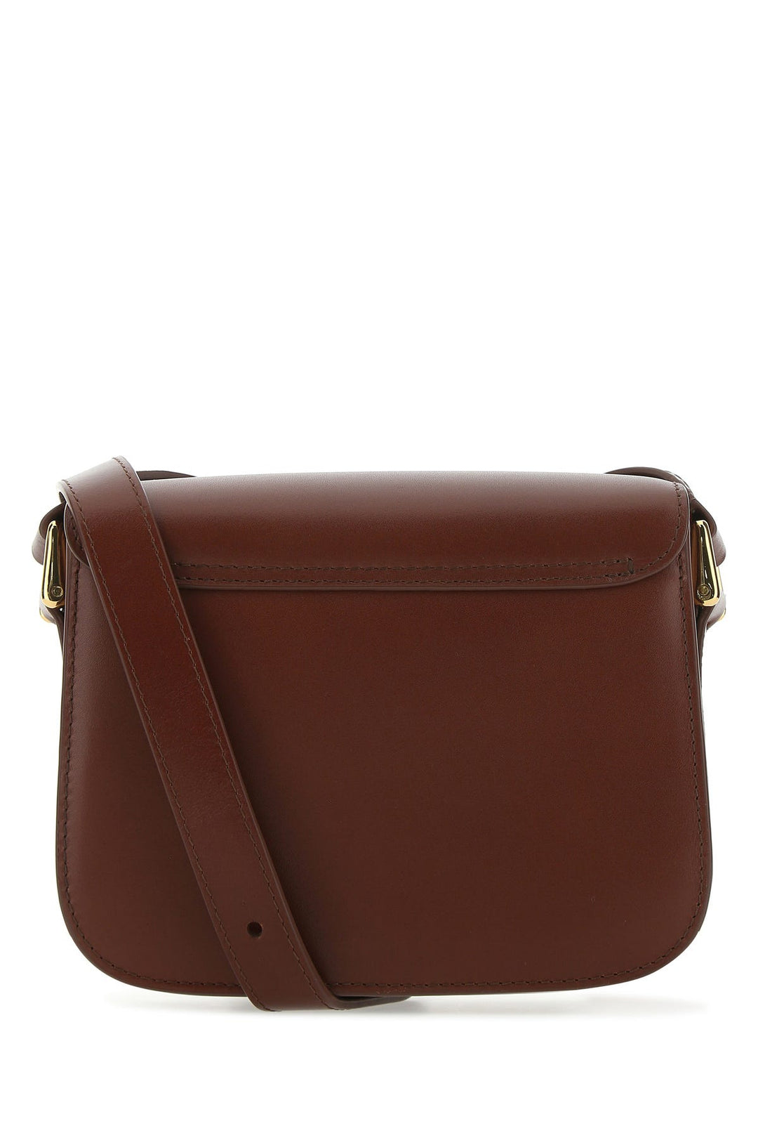 Brown leather Grace mini crossbody bag