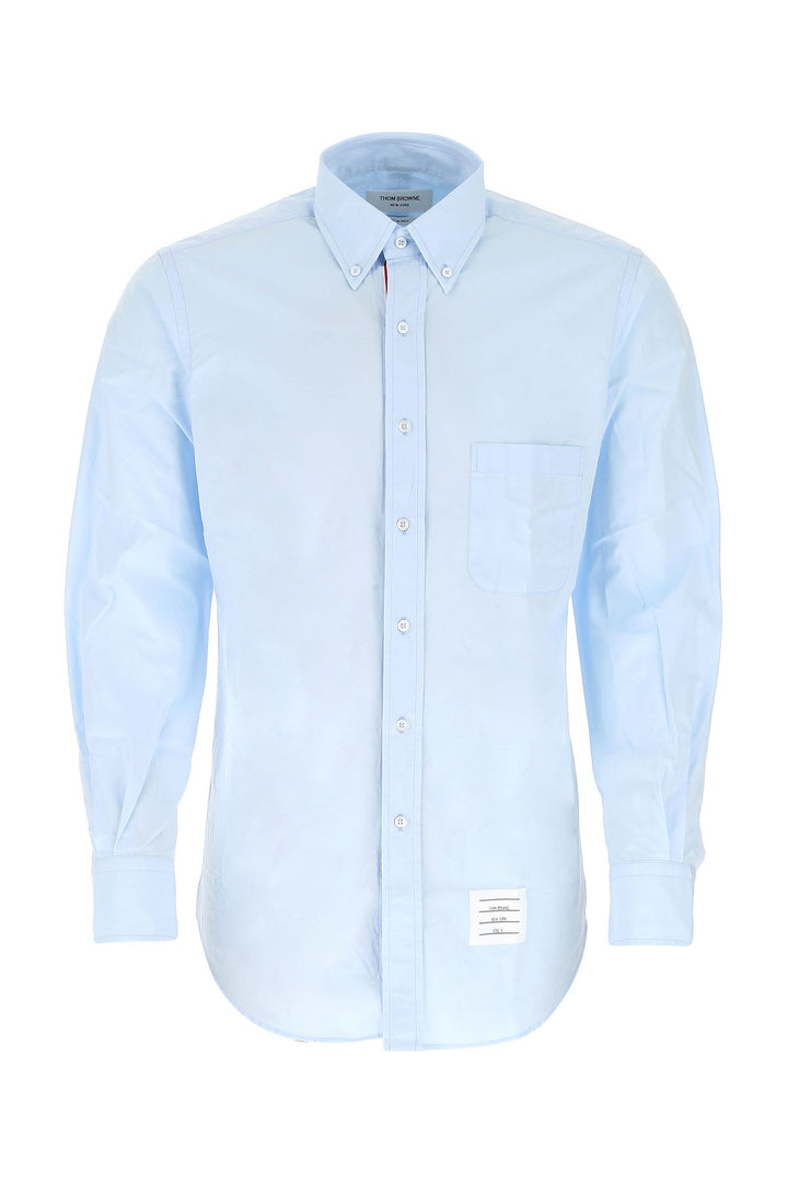 Light blue popeline shirt