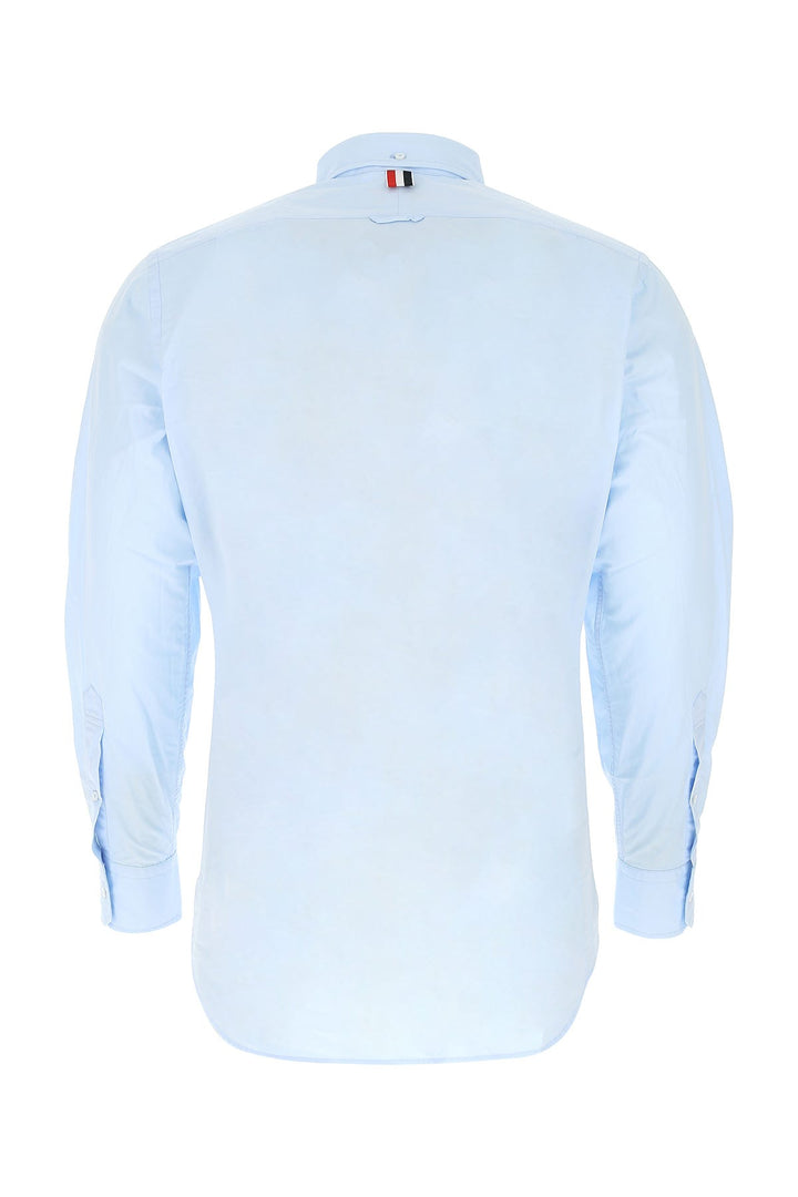 Light blue popeline shirt