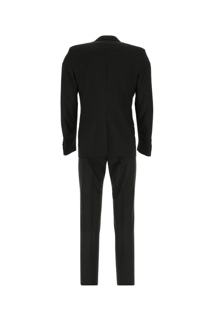 Black wool blend suit