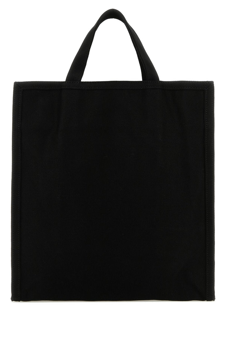 Black canvas Cabas shopping bag