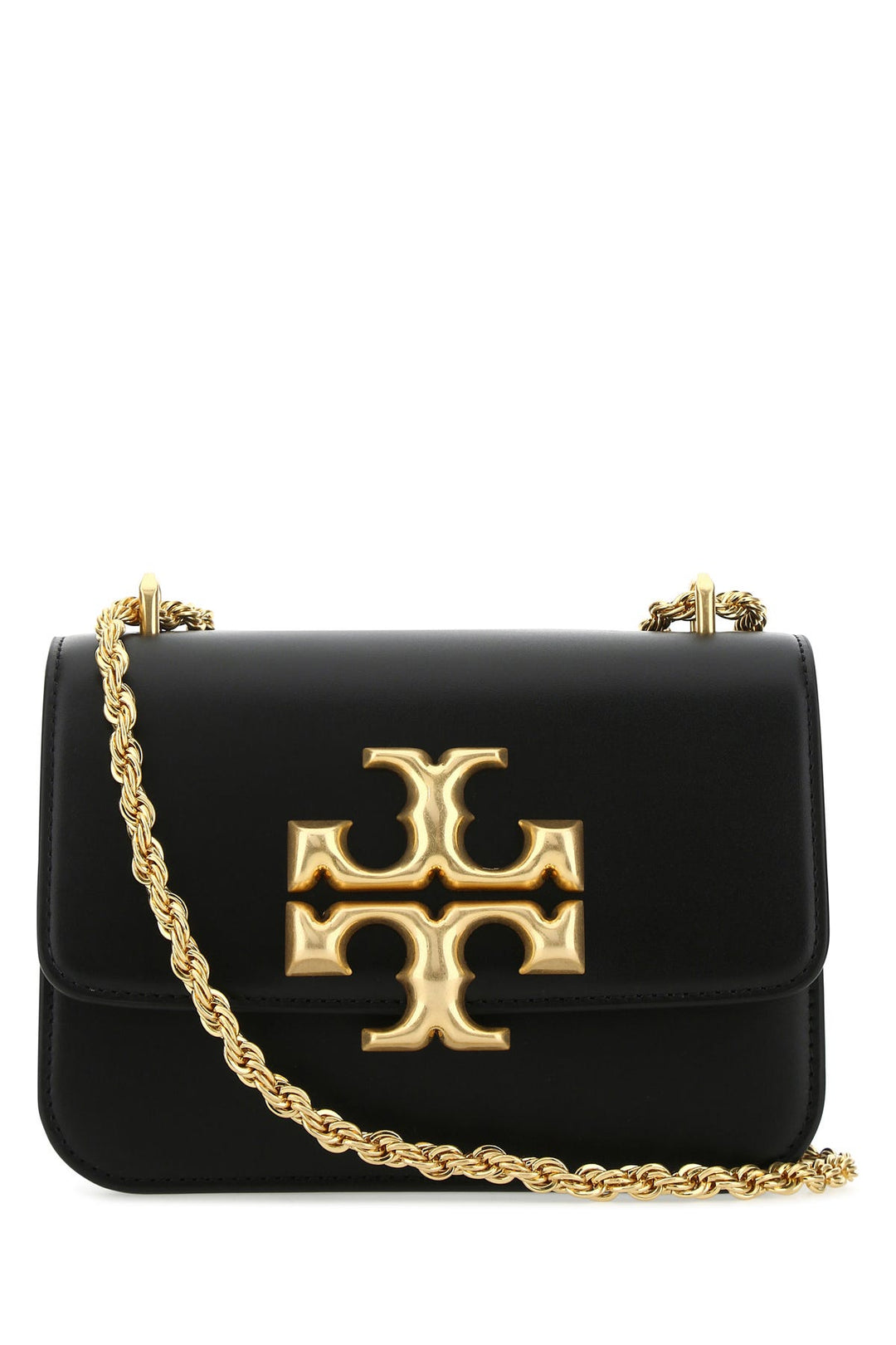 Black leather small Eleanor shoulder bag