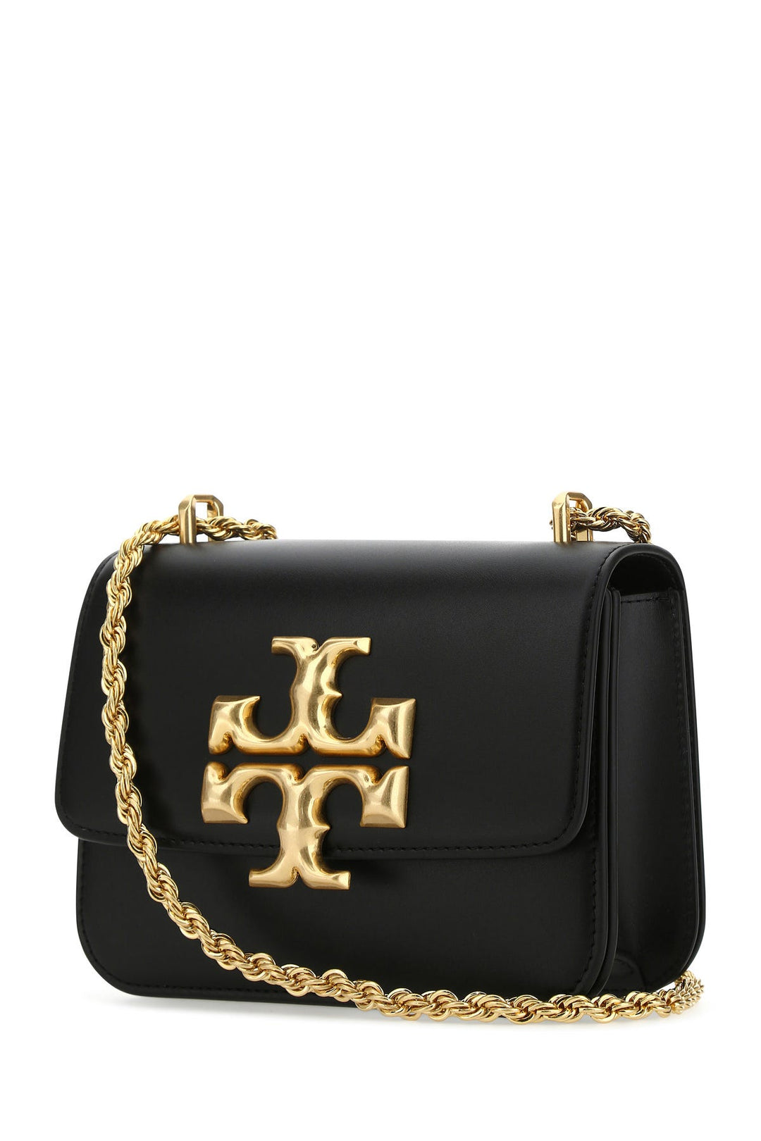 Black leather small Eleanor shoulder bag