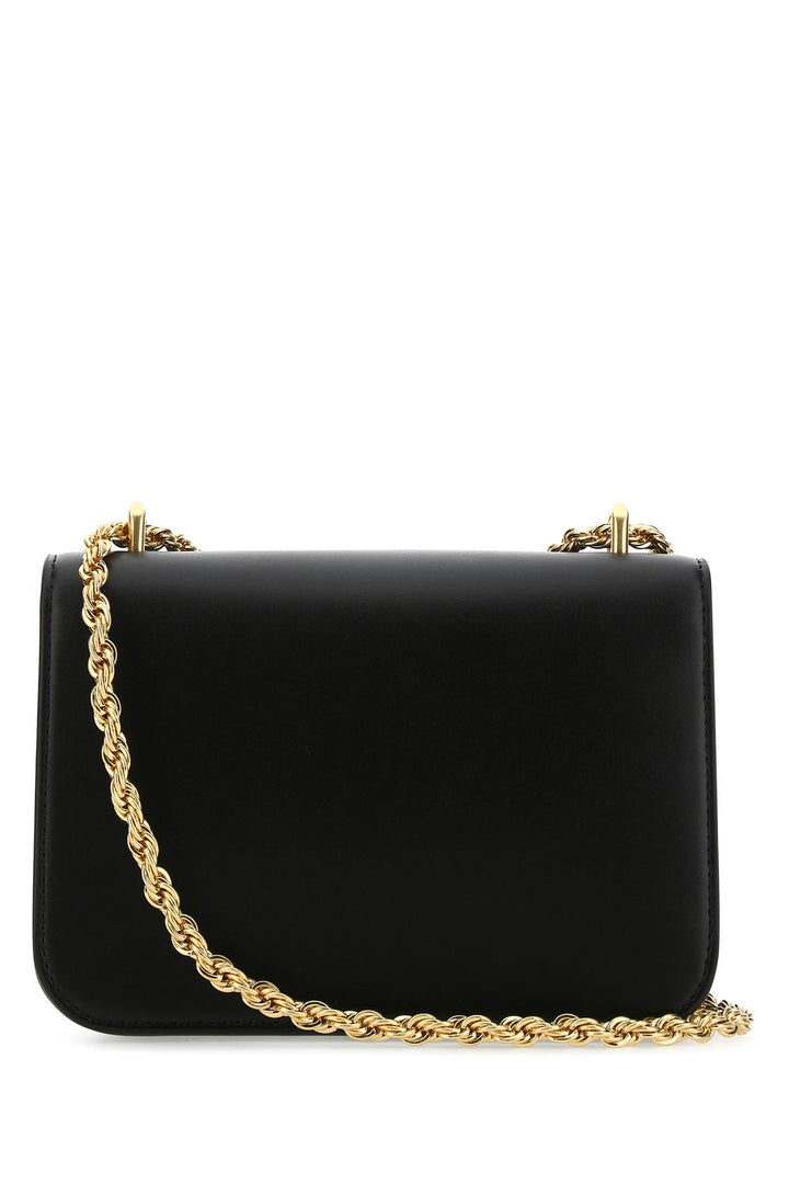 Black leather small Eleanor shoulder bag