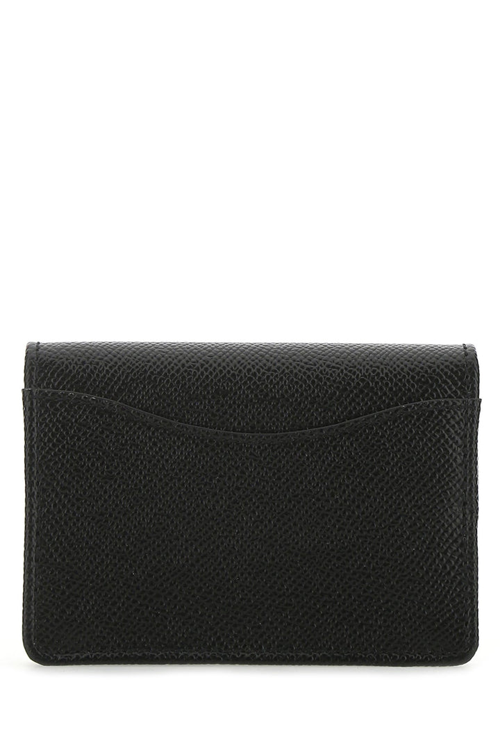 Black leather coin purse