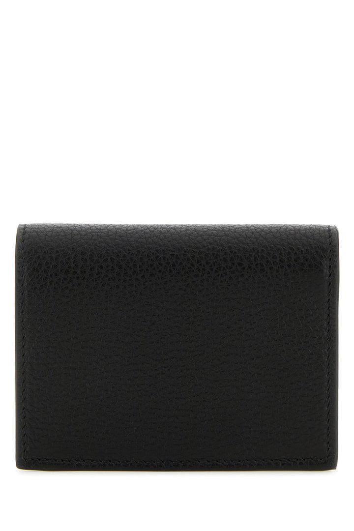 Black leather wallet