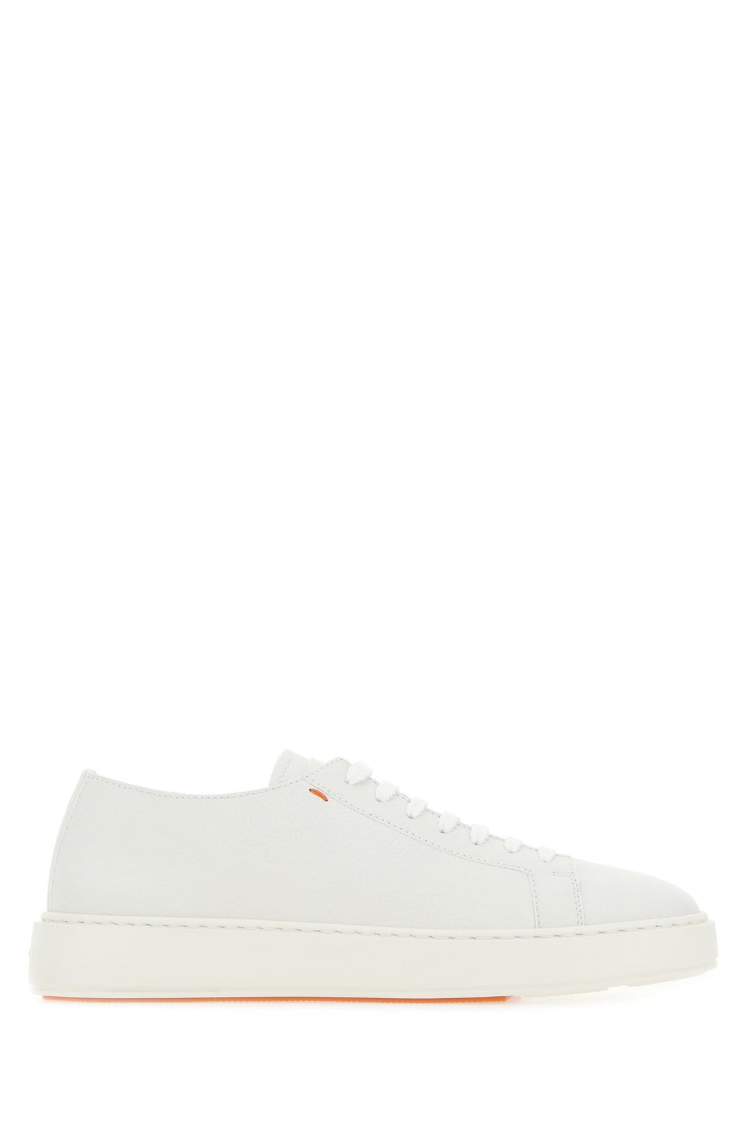 White leather sneakers