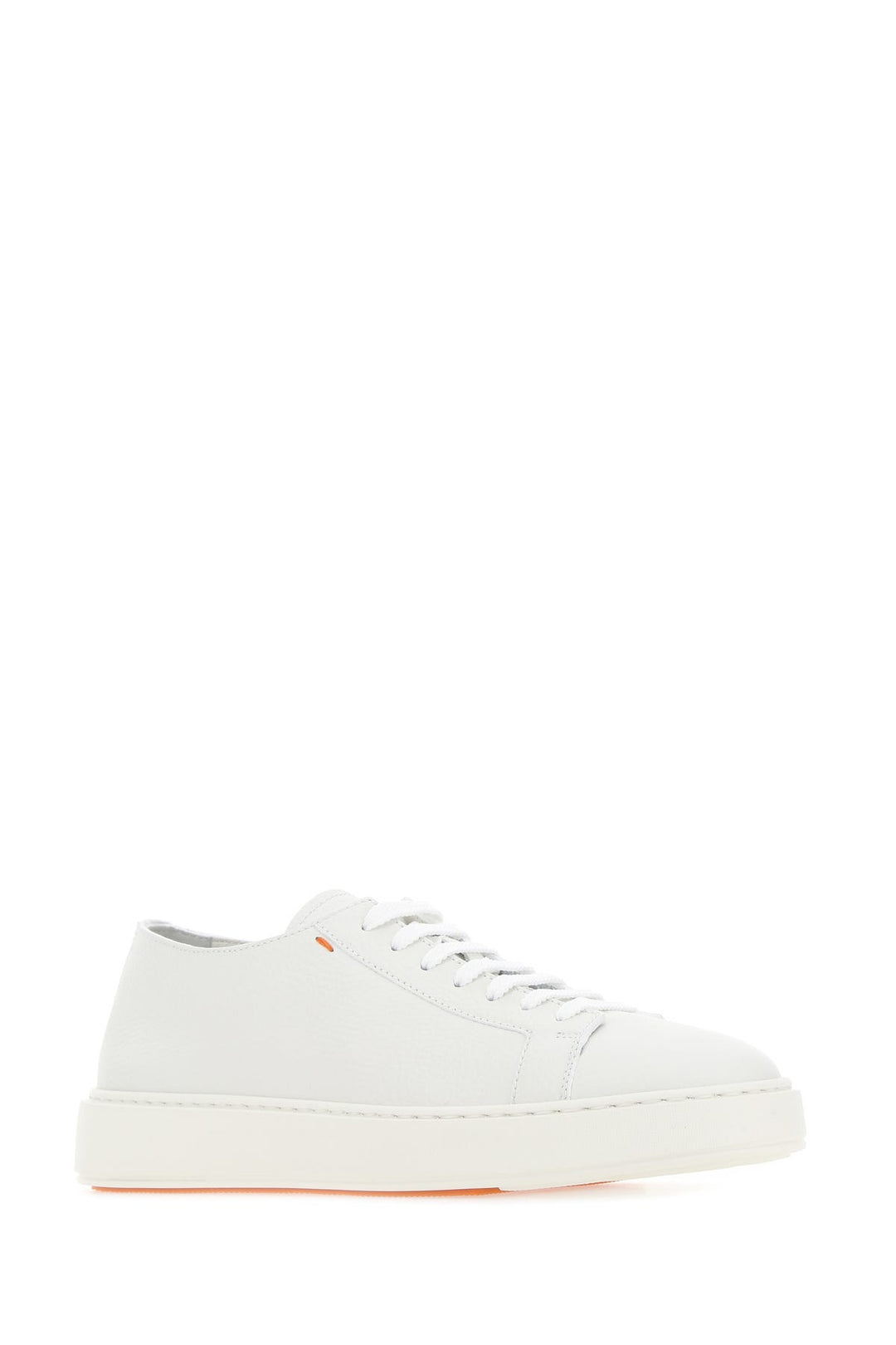 White leather sneakers