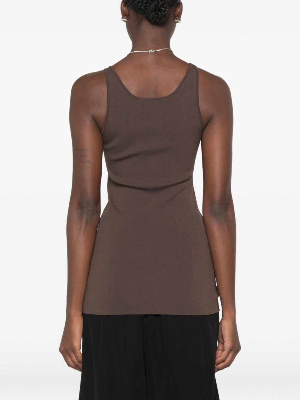 Toteme Pre Top - BROWN | 9d87943ab87dd3fe692bf37964255ca56782e07e