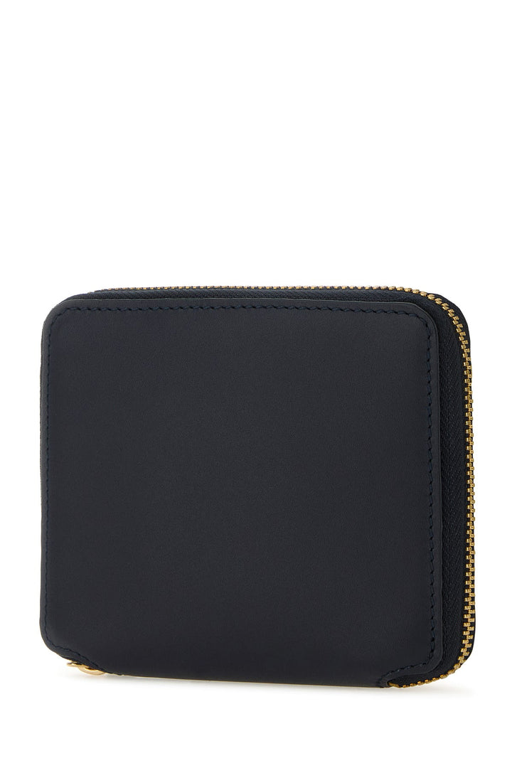 Midnight blue leather wallet