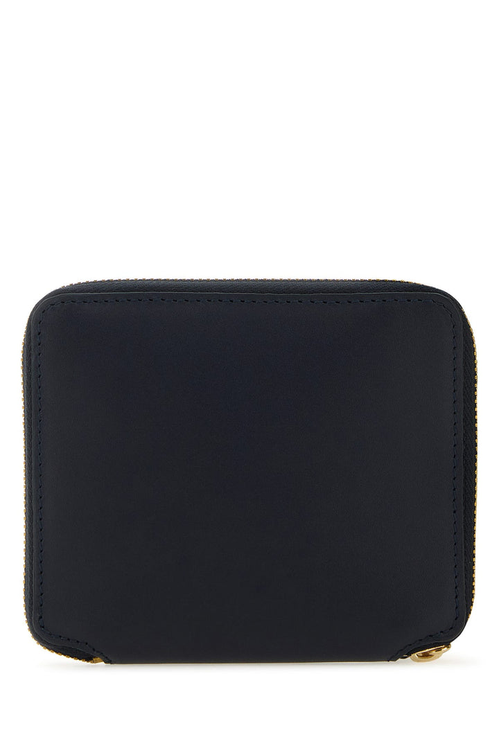 Midnight blue leather wallet