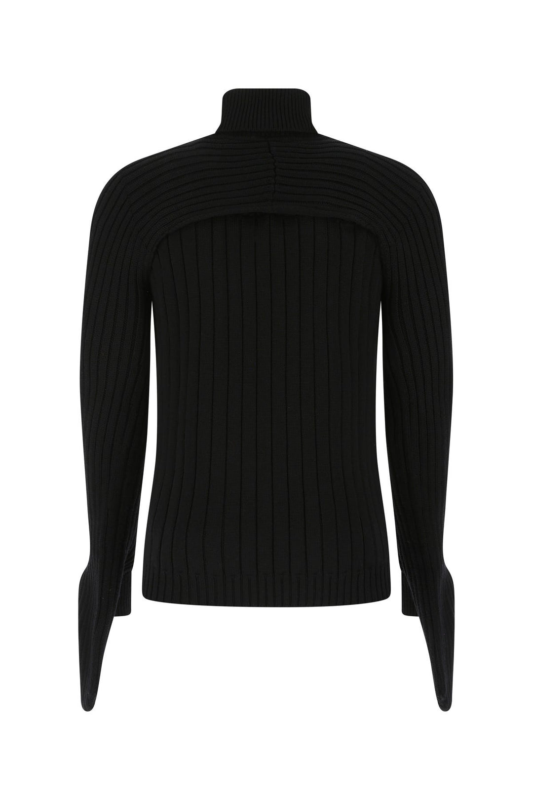 Black wool sweater